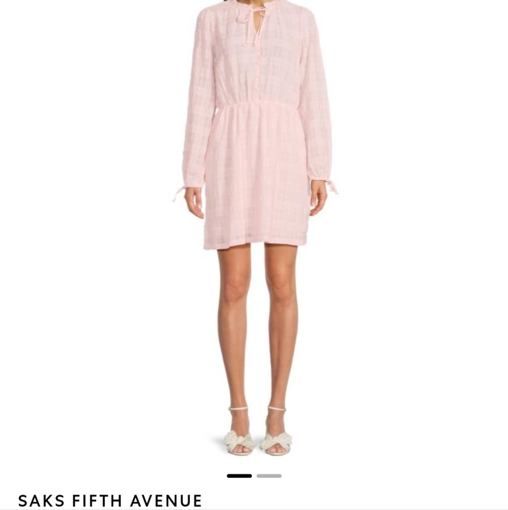 SAKS FIFTH AVE beige Women's Dress Size S NWT